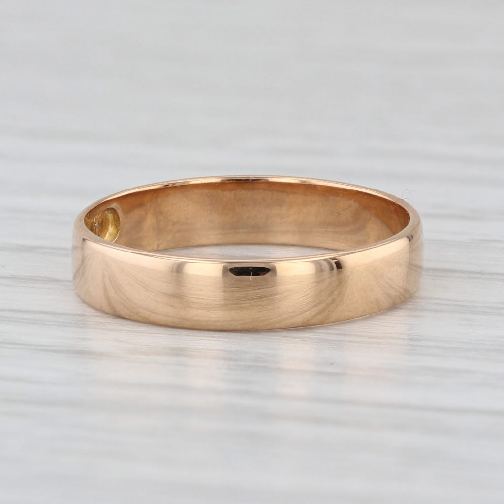 Antique Wedding Band 18k Rose Gold Size 5.25-5.5 Ring