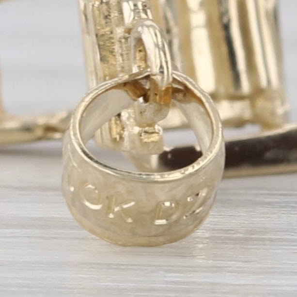 Adirondack Chair Pendant 10k Yellow Gold Porch Beach Chair Charm