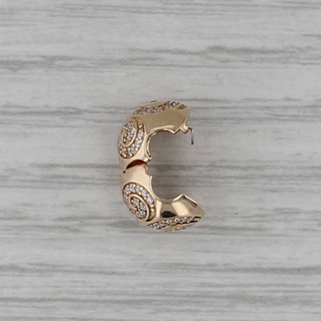 Pandora Mickey Mouse 14k Gold Lock Charm Cubic Zirconia Disney Park Exclusive