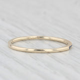 Blue Sapphire Band 14k Yellow Gold Size 7 Stackable Wedding Ring