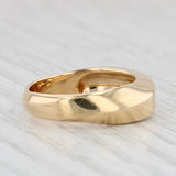 Light Gray Tiffany & Co Wave by Gehry Ring Contoured 18k Yellow Gold Size 6.25-6.5 Band