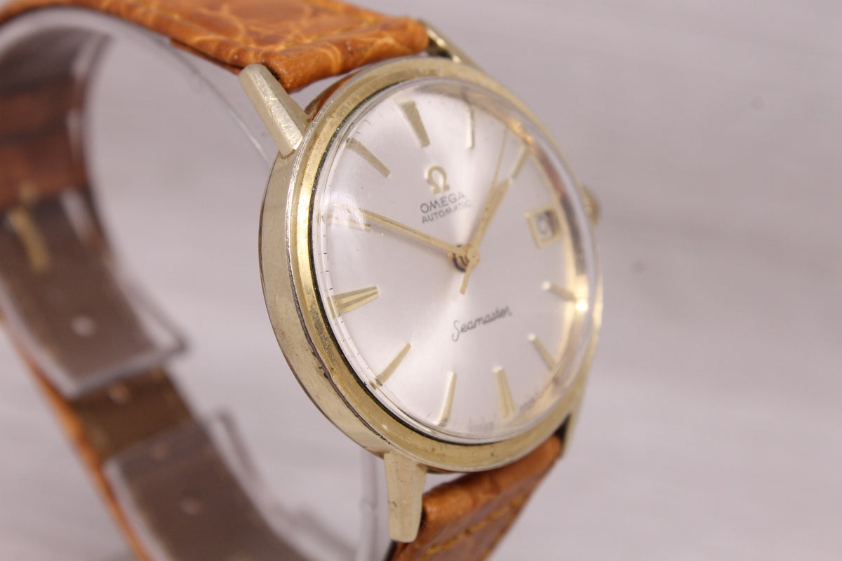 Vintage 1960s Omega Seamaster 34mm Automatic Watch ref.KL6303 14k GF c560