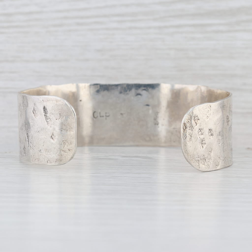Vintage Cross of Jerusalem Cuff Bracelet Sterling Silver Christy Lea Payne