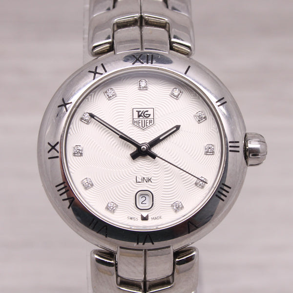 TAG HEUER Link WAT1411 11P diamond date Silver Dial Quartz Ladies Watch_950371 TAG HEUER Link WAT1411 11P diamond date Silver Dial Quartz  main image 4