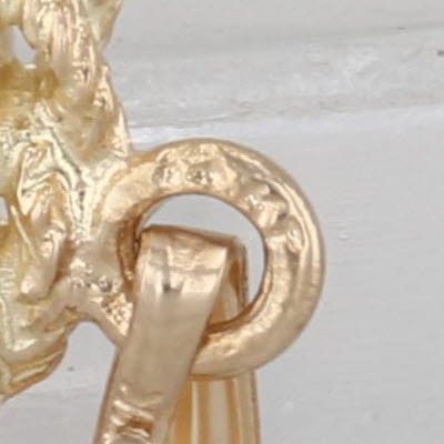 1989 1/20oz Chinese Panda Coin Pendant 14k 999 Yellow Gold 5 Yuan Small Drop