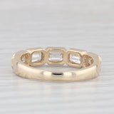 Light Gray New 1.27ctw Lab Created Diamond Ring 14k Gold Size 5.5 Stackable Wedding Band