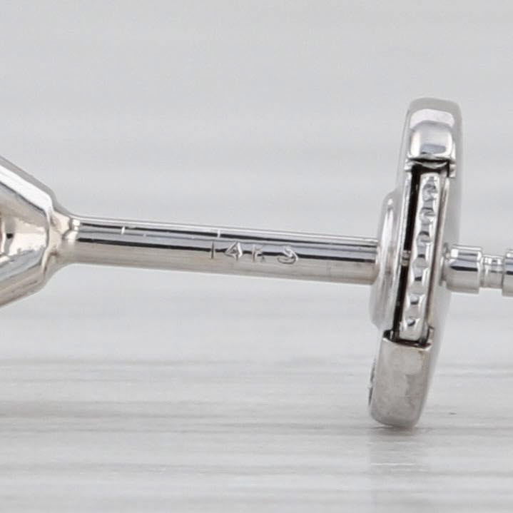 New 3.11ctw IGI Round Lab Grown Diamond Solitaire Stud Earrings 14k Gold Studs