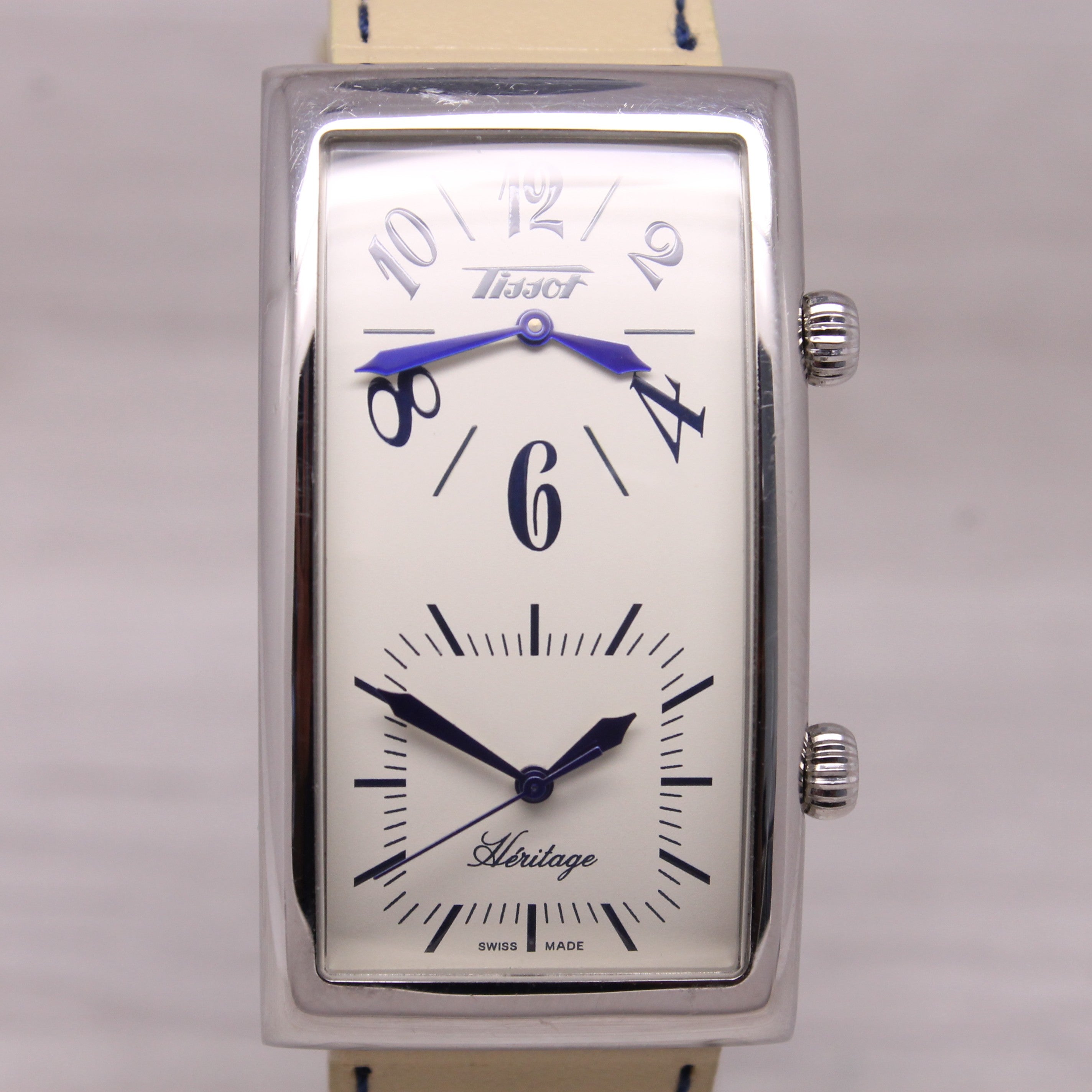 Tissot Heritage Dual Time Zones Quartz 27mm Watch Swiss Z182/282