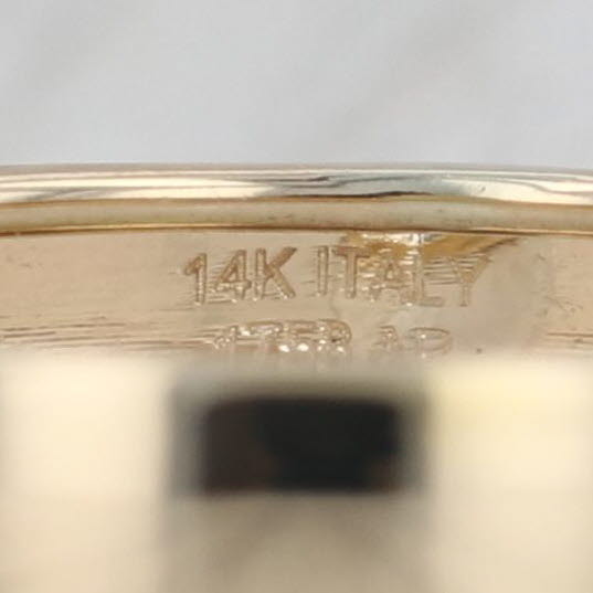Classic Women's Wedding Band 14k Yellow Gold Size 7.25 Ring Stackable