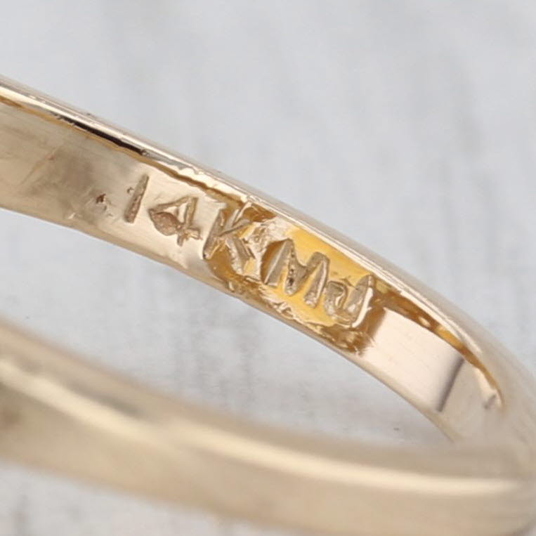 22.70ct Citrine Emerald Solitaire Ring 14k Yellow Gold Cocktail Size 6.5