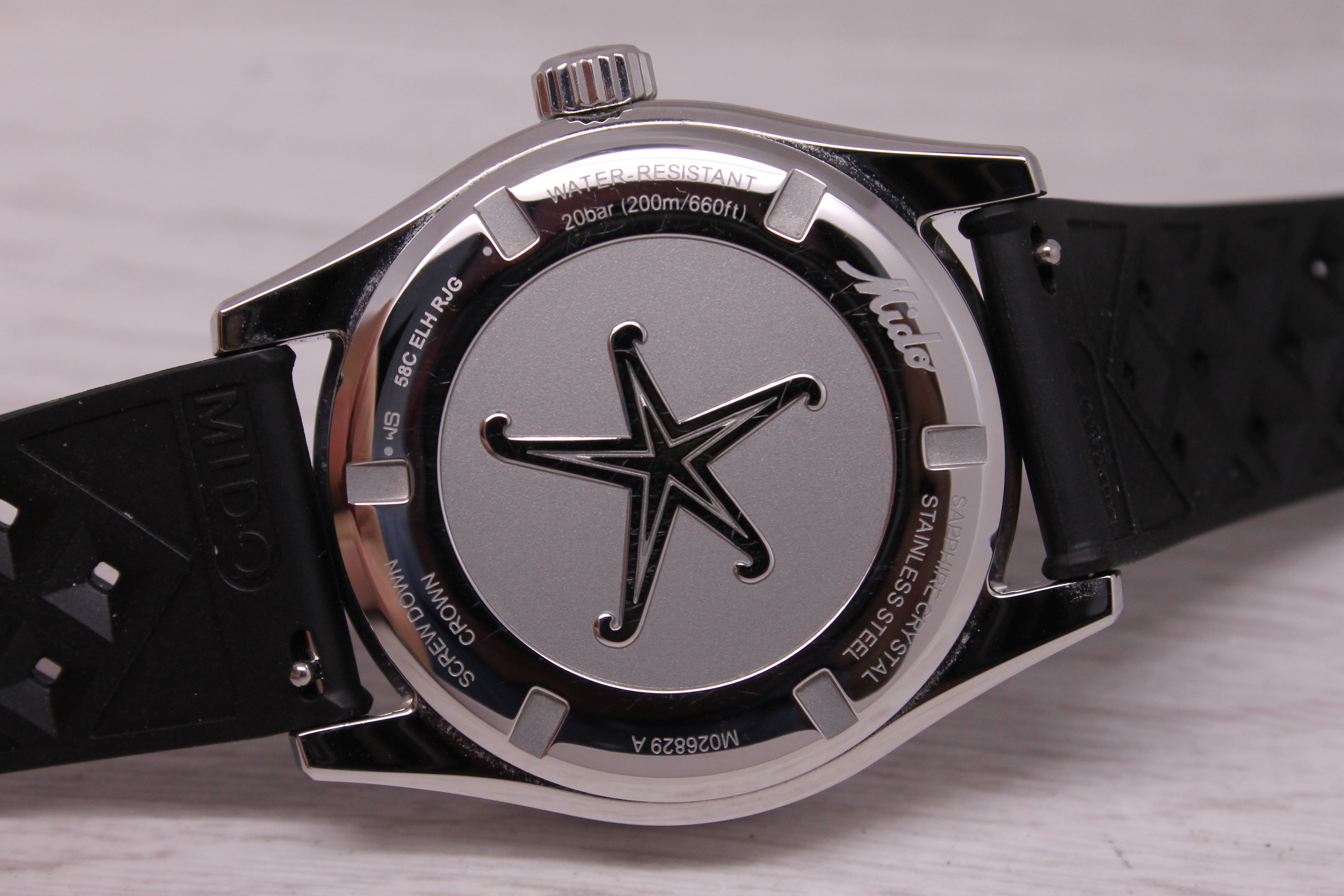 Mido Ocean Star Decompression World Timer Mens 40mm Steel Divers Watch