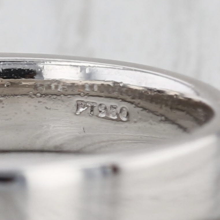 1.05ctw Channel Set Baguette Wedding Band Platinum Size 7 Anniversary Ring