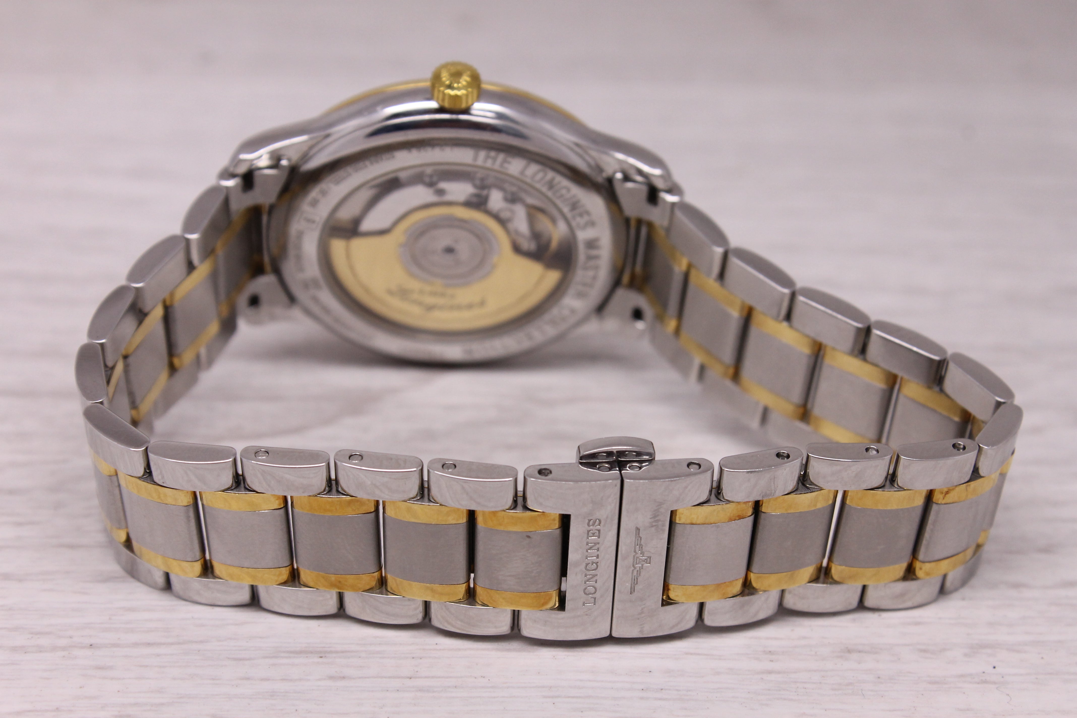 Longines Master Collection Steel & 18k 38.5mm Automatic Watch Swiss L2.628.5 Box