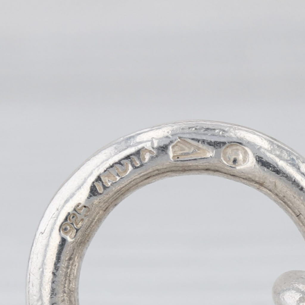Silpada Double Cable Chain Bracelet Sterling Silver 14.1mm 7" Charm Starter