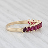 Light Gray 0.75ctw Ruby Ring 14k Yellow Gold Size 7 Stackable