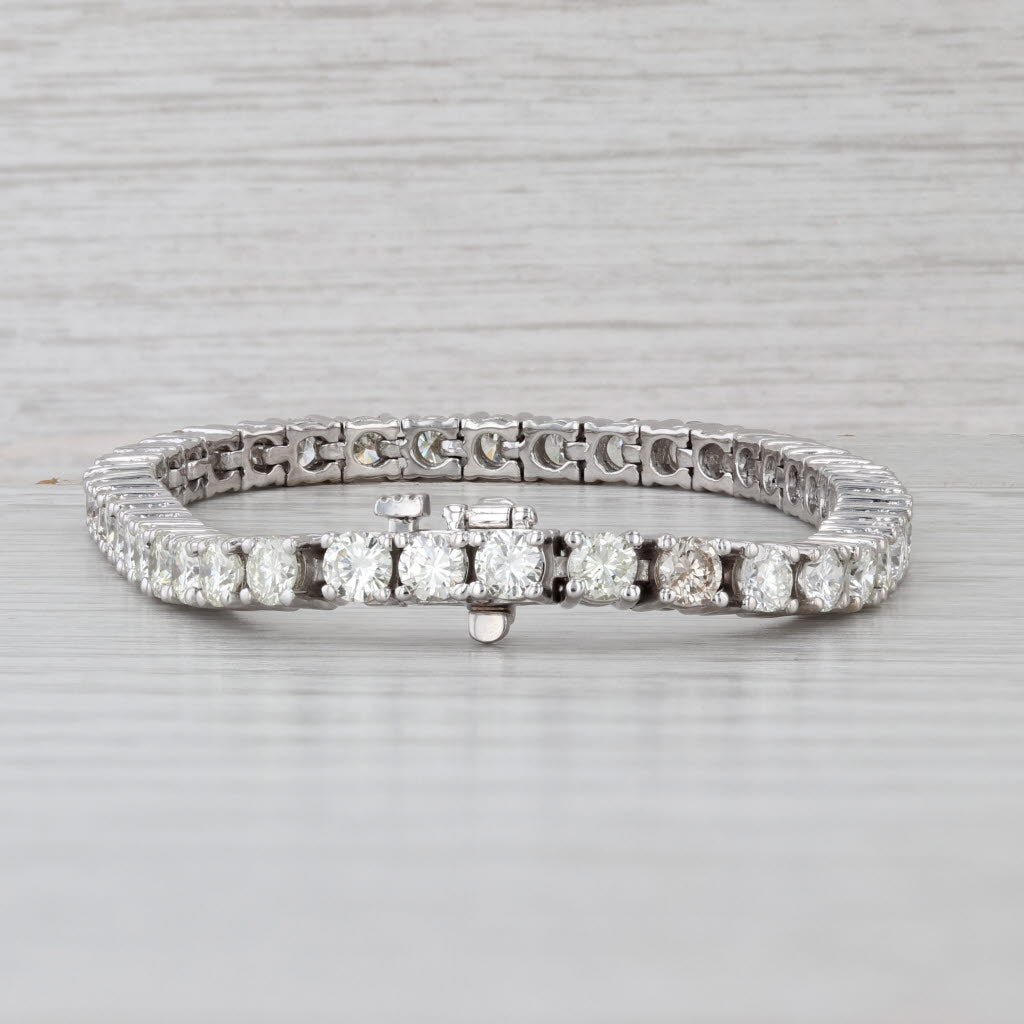8ctw Diamond Tennis Bracelet 14k White Gold 6.75" 4.3mm