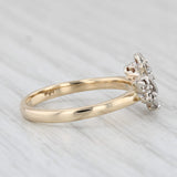 Light Gray 0.18ctw Diamond Enhancer Ring Jacket 14k Yellow Gold Size 6.25 Wedding Band
