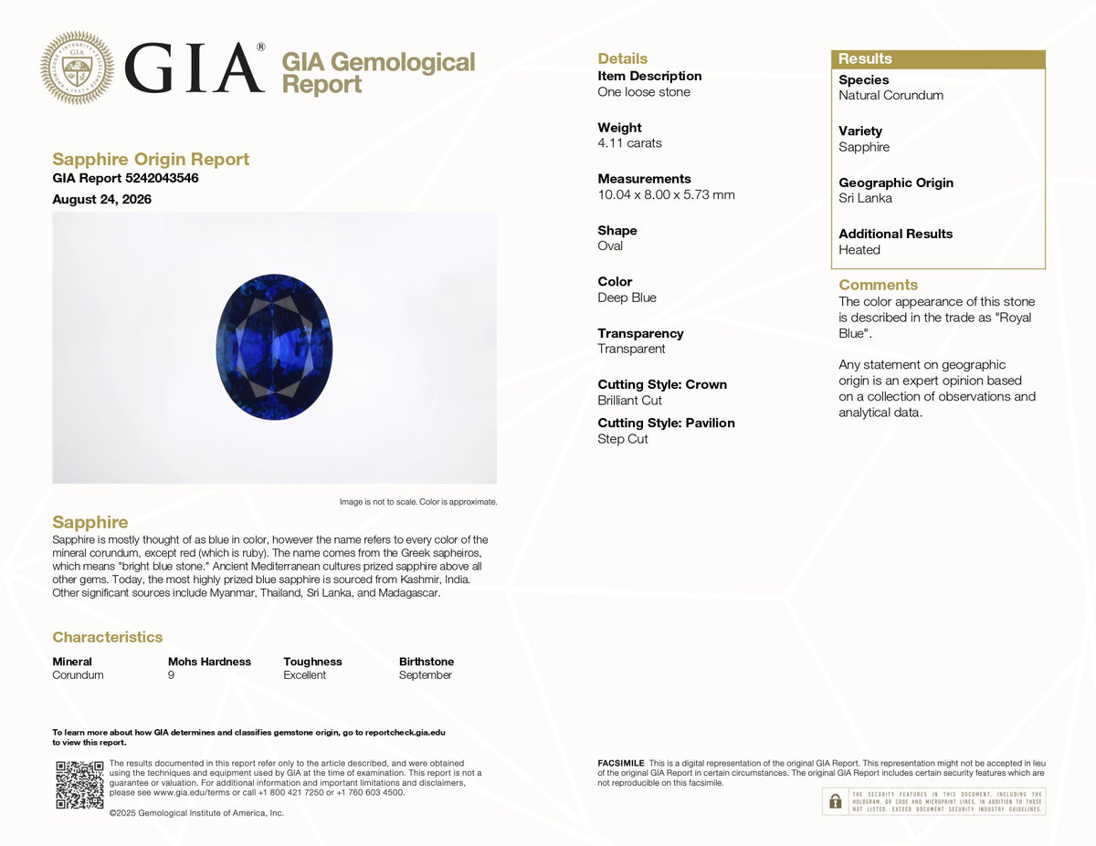 GIA 5.36ctw Oval Blue Sapphire Diamond Ring 950 Platinum Size 6.5 Engagement