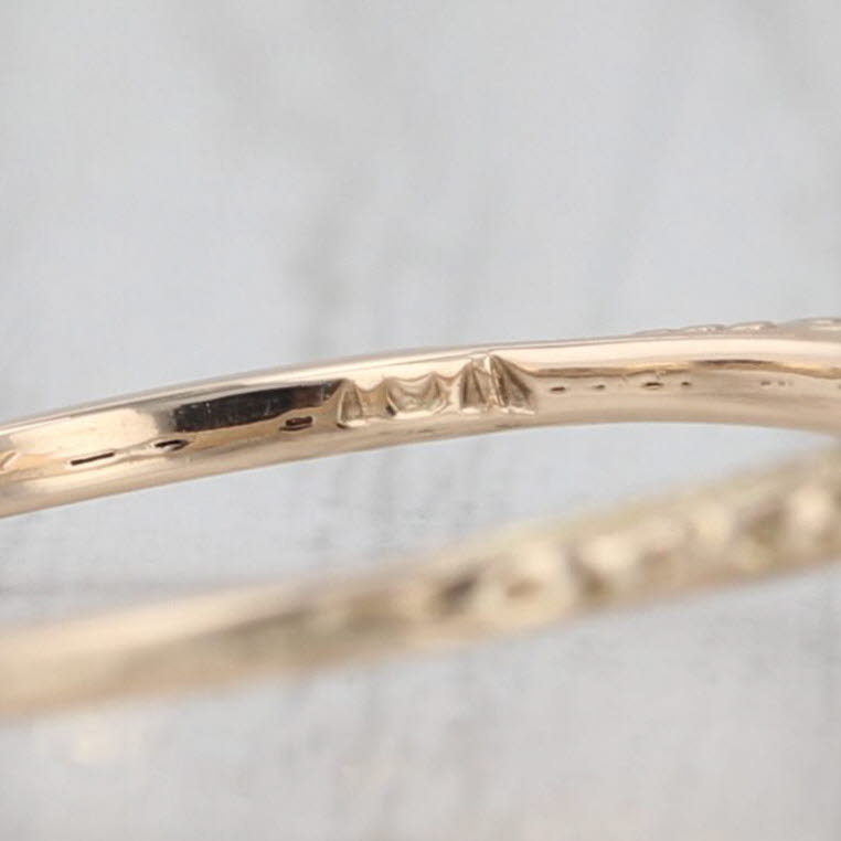 Vintage 3.90ct Lab Created Ruby Ring 10k Yellow Gold Size 8.5 Round Solitaire