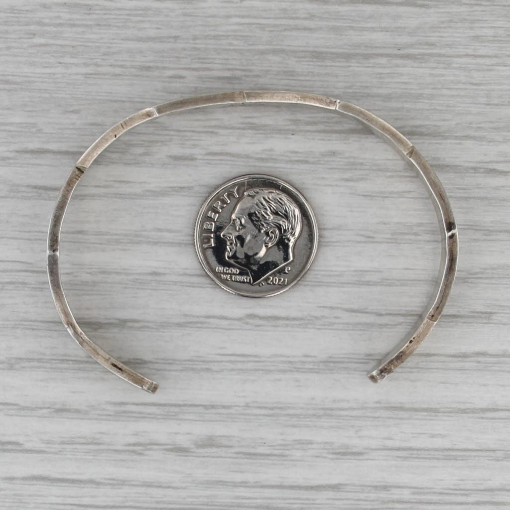 Lymann Nasyestewa Vintage Hopi Cuff Bracelet Sterling Silver Native American