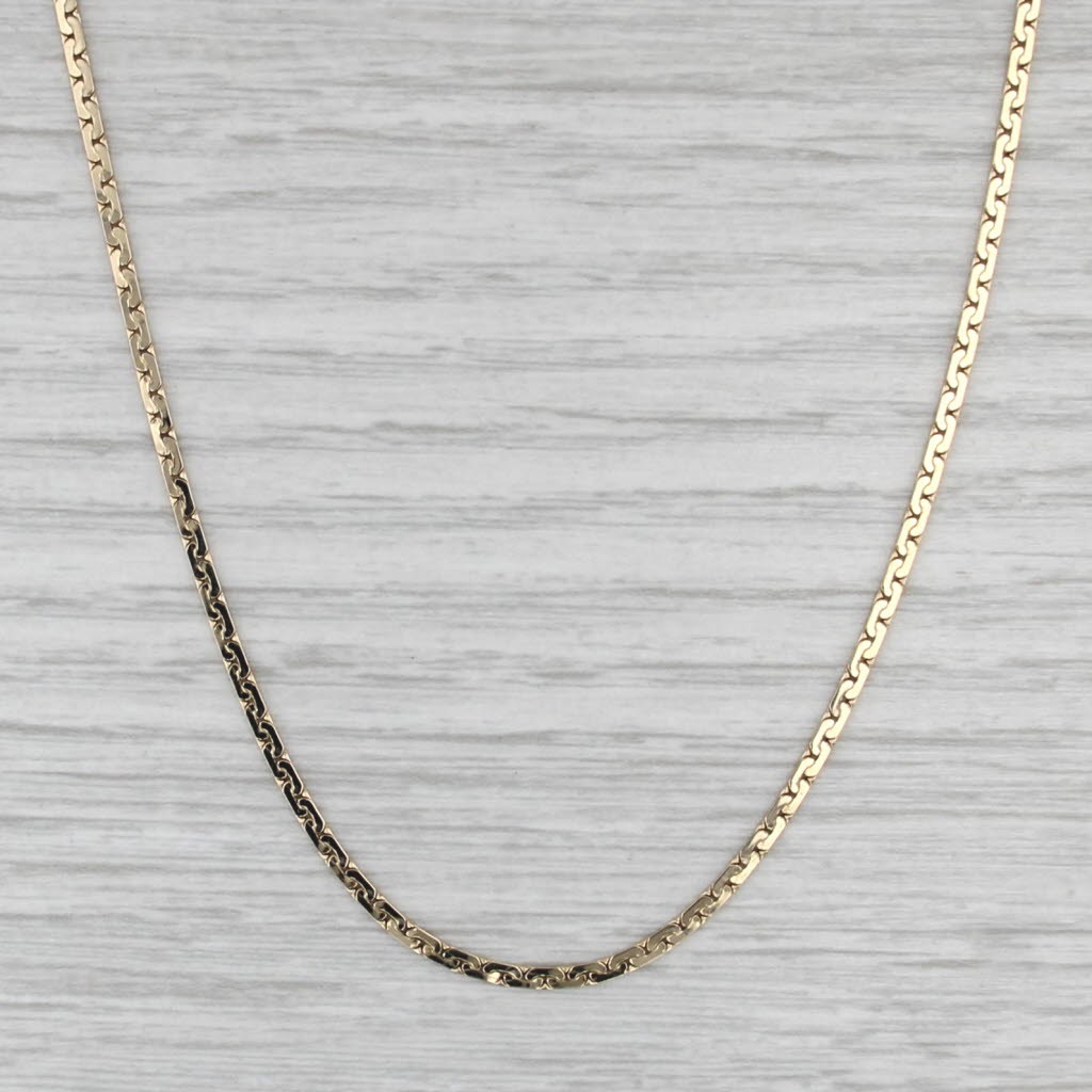 C-Link Chain Necklace 14k Yellow Gold 19.5" 1.8mm