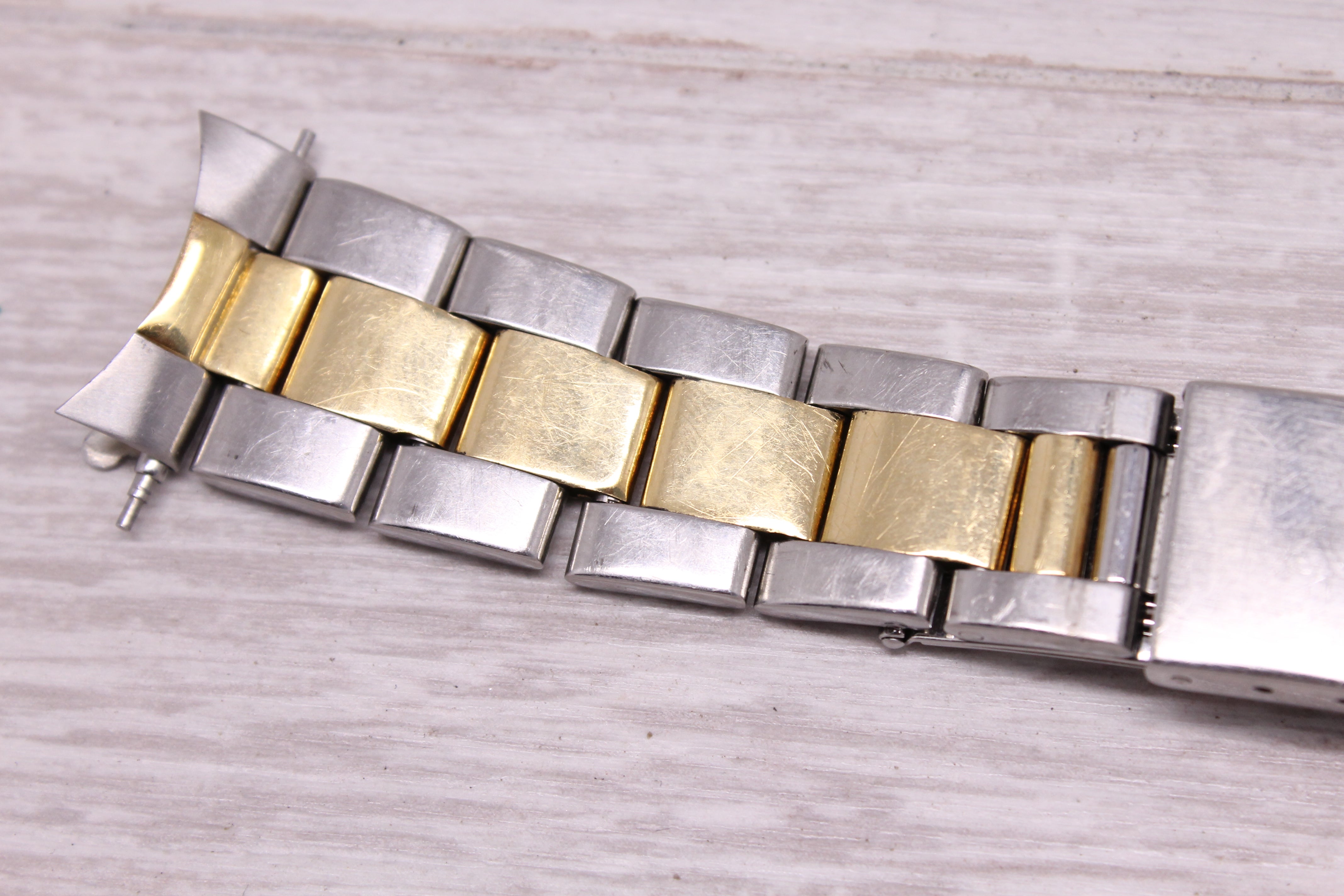 Vintage 1995 Rolex Steel & 18k Gold Oyster Bracelet 78353-19 Watch Bracelet Band