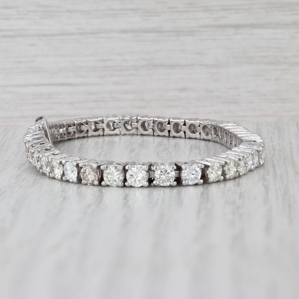 8ctw Diamond Tennis Bracelet 14k White Gold 6.75" 4.3mm