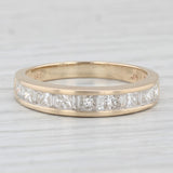 1.05ctw Channel Set Diamond Wedding Band 14k Yellow Gold Size 8.75 Stackable