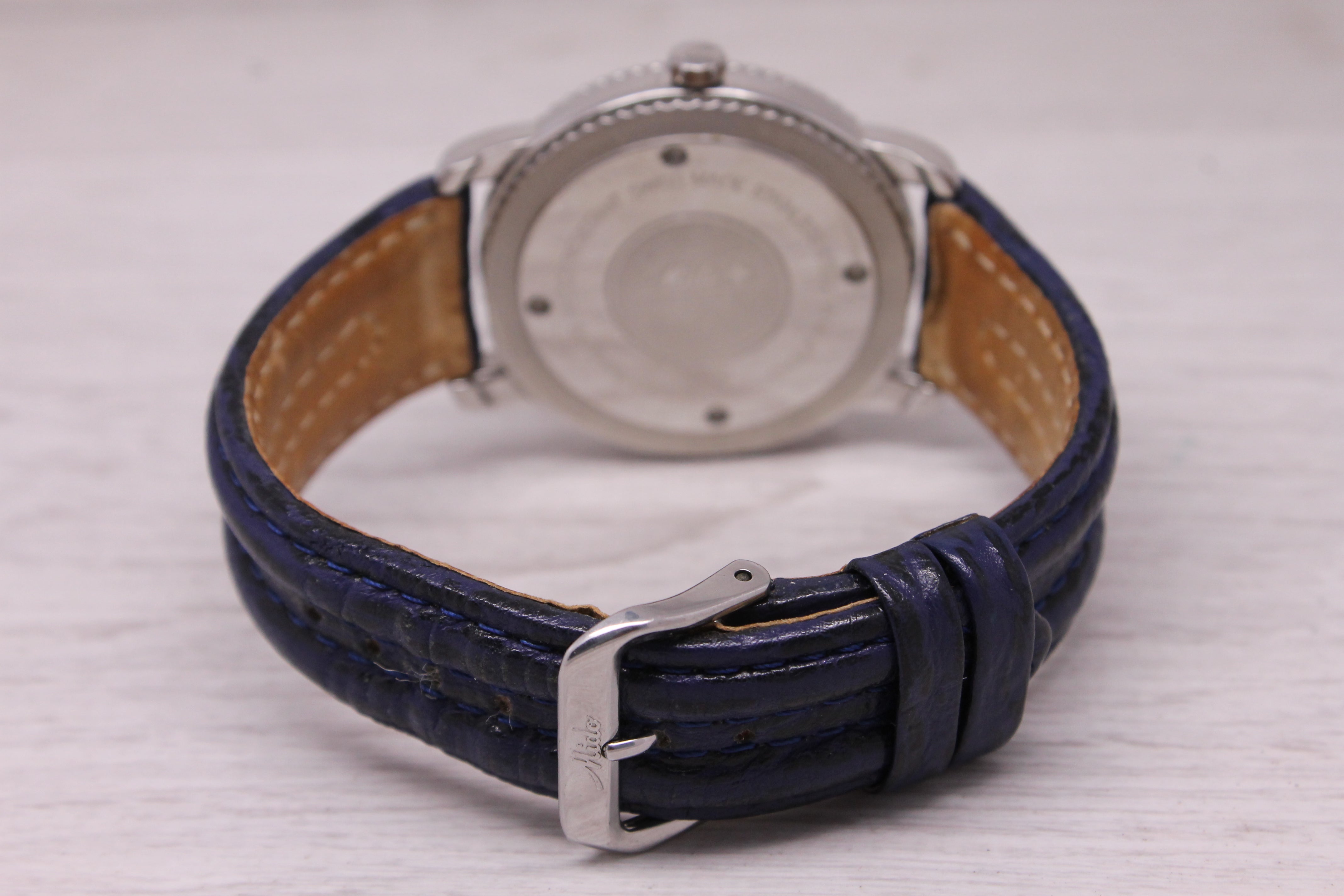 Mido World Timer Mens 39mm Stainless Steel Quartz Watch Swiss GMT ref. 5200