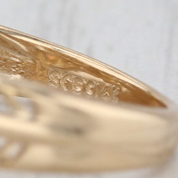 1ctw Brown Andalusite Cluster Ring 14k Yellow Gold Size 7