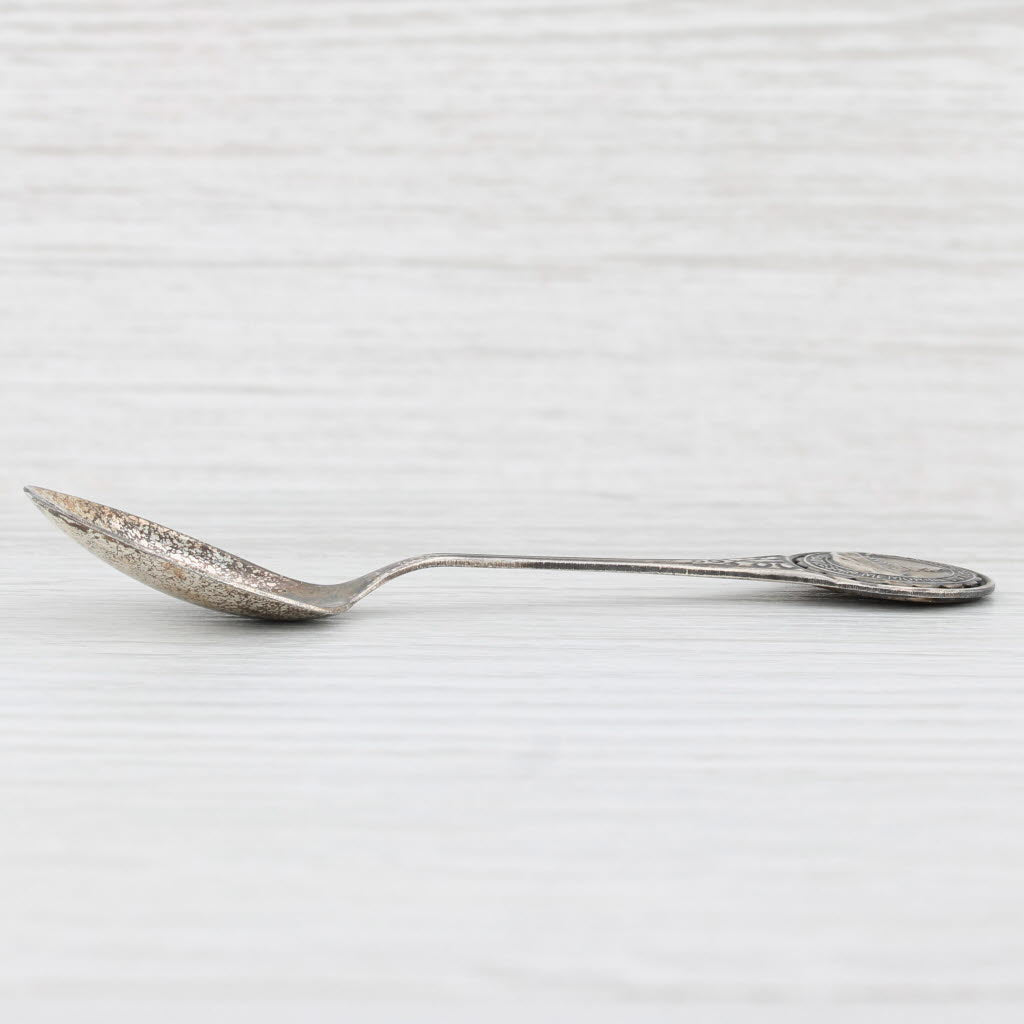 USS North Carolina Battleship Memorial Souvenir Spoon Sterling Silver