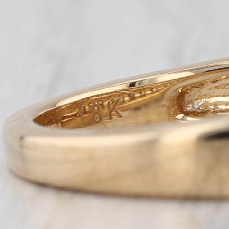 0.50ctw Diamond Wedding Band 18k Yellow Gold Stackable Ring Size 6 COA Tomas Rae