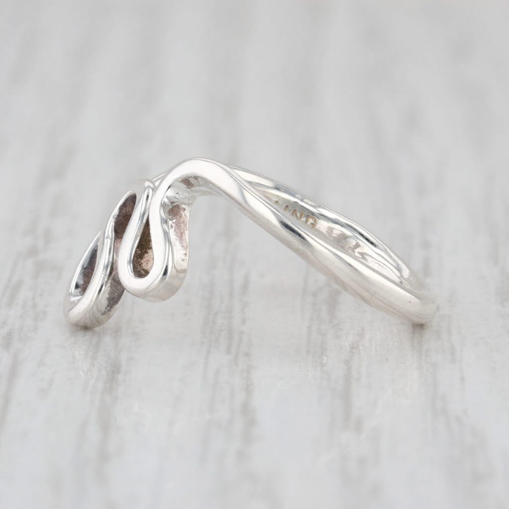 Dan Dye Modernist Abstract Sterling Silver Ring Size 5.25