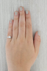 Dark Gray New Round Diamond Solitaire Engagement Ring 18k White Gold Vintage Style K GIA