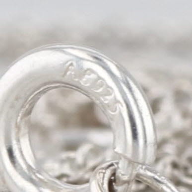 Tiffany Paloma Picasso Olive Leaf Heart Pendant Necklace w Pouch Sterling Silver