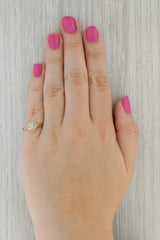 Pave Diamond Ring 10k Yellow Gold Size 7.25