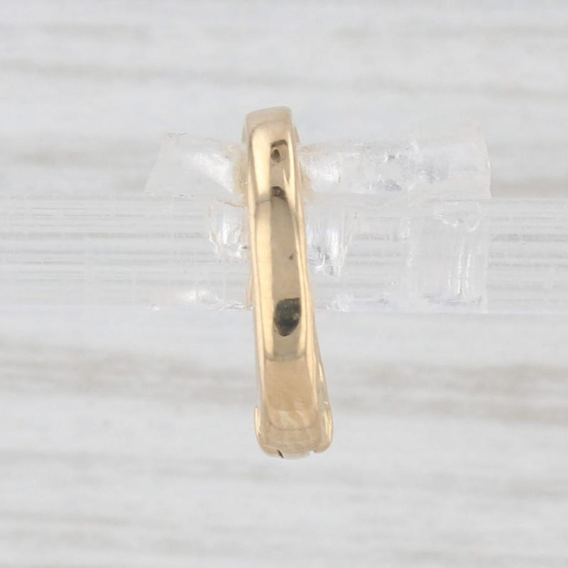 Clip Bail Clasp 18k Yellow Gold Findings Jewelry Making Repair