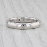 Light Gray Vintage Wedding Band 18k White Gold Ring Size 5.25 Fidelity British Hallmarks