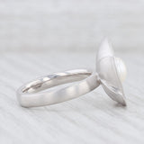New Bastian Inverun Shell and Sea Cultured Pearl Ring Sterling Silver 12844