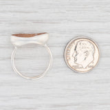 New Nina Nguyen Sand Druzy Quartz Ring Size 7 Sterling Silver Solitaire