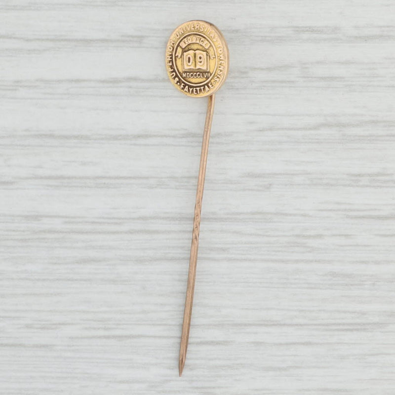 Upper Iowa University Stickpin 14k Gold Gold Filled Vintage School Pin