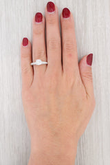 New 1.21ctw Diamond Ring 14k White Gold Size 6.5 Round Solitaire