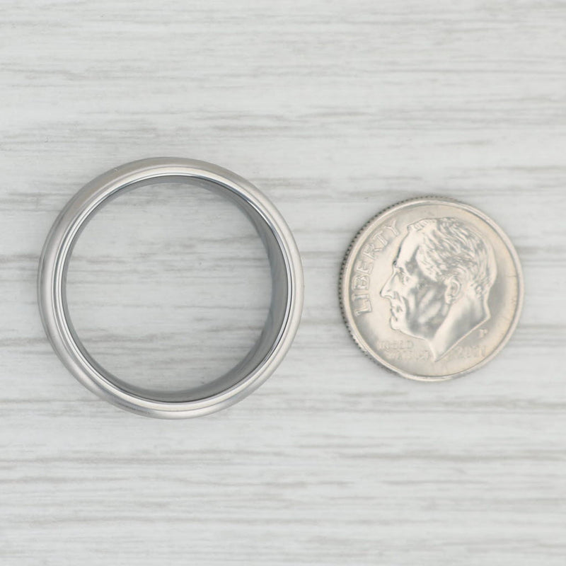 New Beveled Tungsten Men's Ring Size 10 Wedding Band