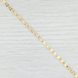 Light Gray 6.75” Nugget Link Bracelet 18k Yellow Gold 4.4mm
