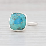 New Nina Nguyen Marbled Blue Green Turquoise Ring Sterling Silver Size 7