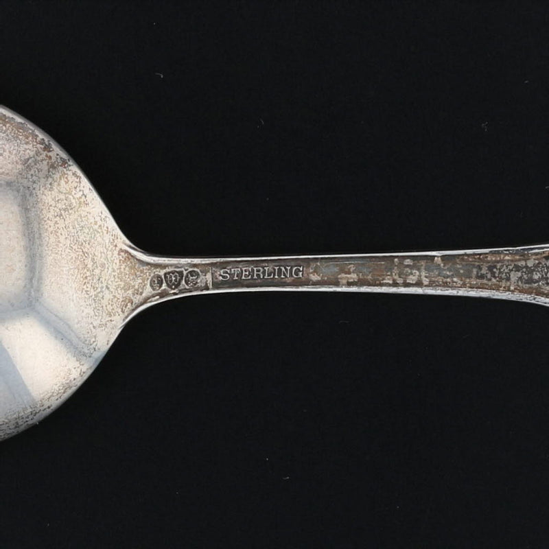 Sterling Silver Souvenir Spoon - Courthouse - Clinton Illinois - SKU-FL0307