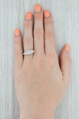 New Nina Nguyen Ring White Sand Druzy Quartz Sterling Silver Size 7 Statement