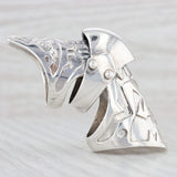 Coat of Armor Knuckle Ring Sterling Silver Articulating Statement Moving Parts