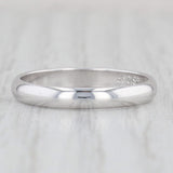Classic Wedding Band 10k White Gold Size 7.5 Ring Stackable