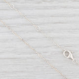 Light Gray New Nina Nguyen Druzy Sand Quartz Pendant Necklace 24-26" Chain Sterling Silver